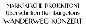 Markt Schriftbeispiel